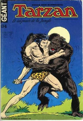 Couverture de l'album Tarzan (Géant) - 34. Tarzan et sa compagne (2)