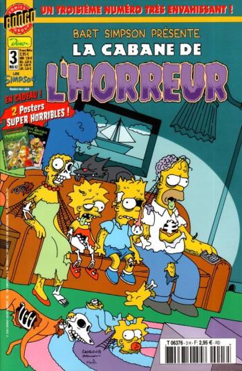 Couverture de l'album Bart Simpson présente La cabane de l'horreur - 3. un troisième numéro très envahissant !