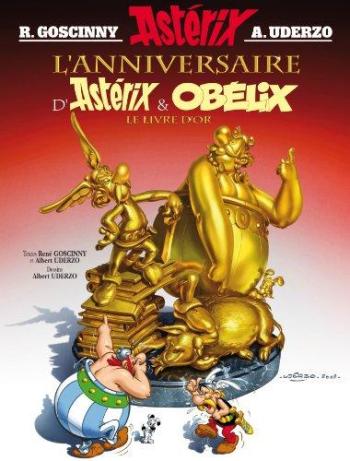 Couverture de l'album Astérix - 34. L'Anniversaire d'Astérix & Obélix - Le Livre d'Or