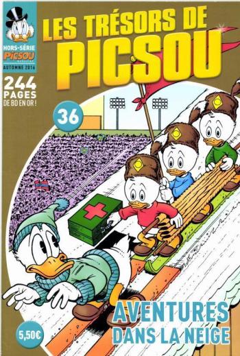 Couverture de l'album Picsou Magazine Hors Série - 36. Les trésors de Picsou 36 - Aventures dans la neige