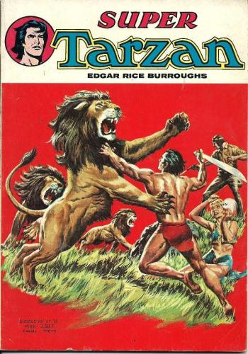 Couverture de l'album Super Tarzan (Sagédition 1973-1978) - 16. Les lions de Xakar