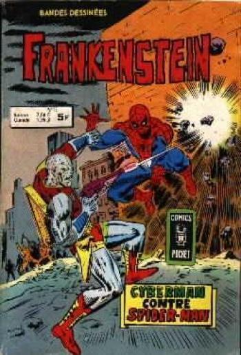 Couverture de l'album Frankenstein (Artima) - 14. Cyberman contre Spider-man