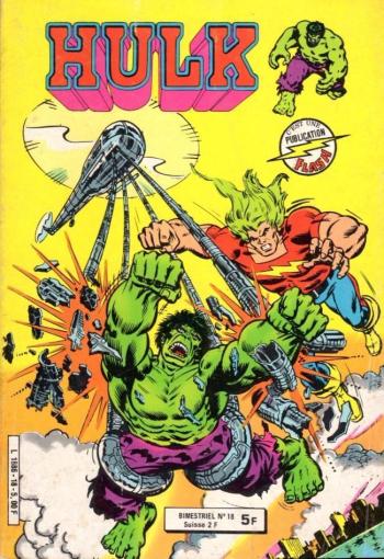 Couverture de l'album Hulk (1re Série - Arédit - Flash) - 18. Le S.H.I.E.L.D. attaque