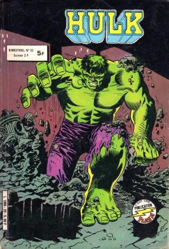 Couverture de l'album Hulk (1re Série - Arédit - Flash) - 20. Le glaive et le sorcier