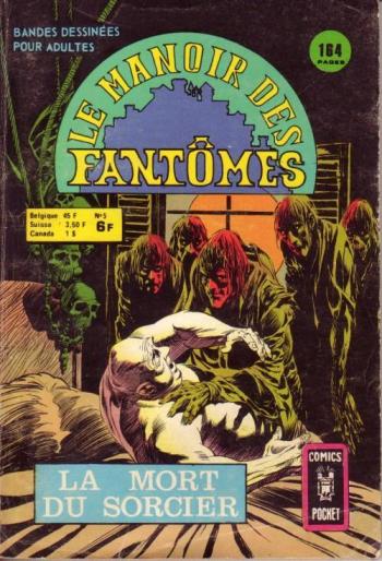 Couverture de l'album Le manoir des fantômes (Arédit, 1ère série 1975-1983) - 5. La mort du sorcier