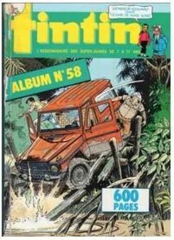 Couverture de l'album Recueil - Le journal de Tintin (Edition FR - 1978/1988) - 58. Recueil 58