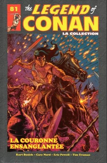 Couverture de l'album The savage sword of Conan - La collection - 81. La couronne ensanglantée