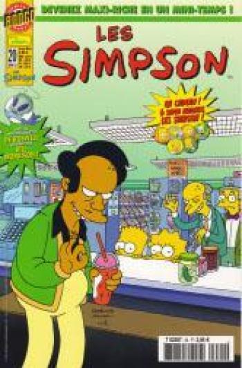 Couverture de l'album Les Simpson (Bongo Comics) - 20. Devenez maxi-riche en un mini-temps !