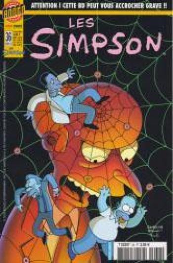 Couverture de l'album Les Simpson (Bongo Comics) - 36. Attention ! Cette BD peut vous accrocher grave !