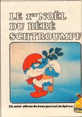 Couverture de l'album Les mini récits Schtroumpfs - 8. Le 1er Noël du bébé Schtroumpf
