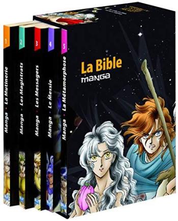 Couverture de l'album la Bible en Manga - COF. Le Coffret Collection