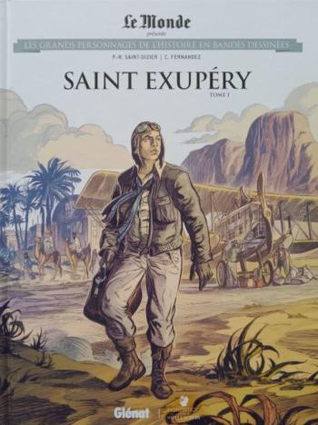 Couverture de l'album Les Grands Personnages de l'Histoire en BD - 59. Saint Exupéry - Tome 1