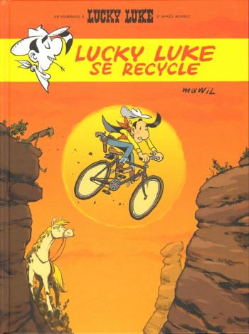 Couverture de l'album Un hommage à Lucky Luke d'après Morris - 4. Lucky Luke se recycle