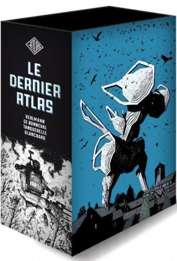 Couverture de l'album Le Dernier Atlas - COF. Édition Noir & Blanc Canal BD