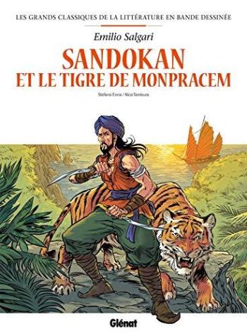 Couverture de l'album Les Grands Classiques de la littérature en BD (Glénat) - 14. Sandokan et Le Tigre de Mompracem