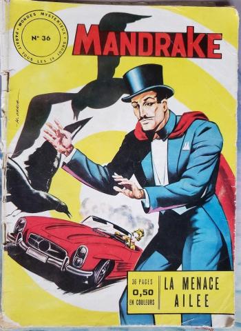 Couverture de l'album Mandrake - Mondes mystérieux - 36. La menace ailée