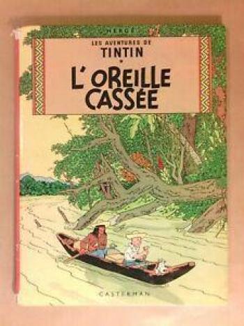 Couverture de l'album Les Aventures de Tintin - 6. L'oreille cassée