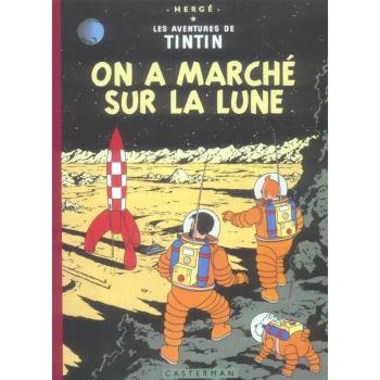 Couverture de l'album Les Aventures de Tintin - 17. On a marché sur la Lune