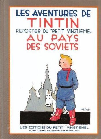 Couverture de l'album Tintin (Éditions du Petit Vingtième) - 1. Tintin au pays des Soviets