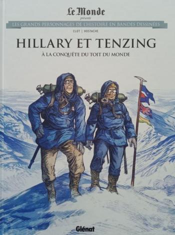 Couverture de l'album Les Grands Personnages de l'Histoire en BD - 70. Hillary et Tenzing