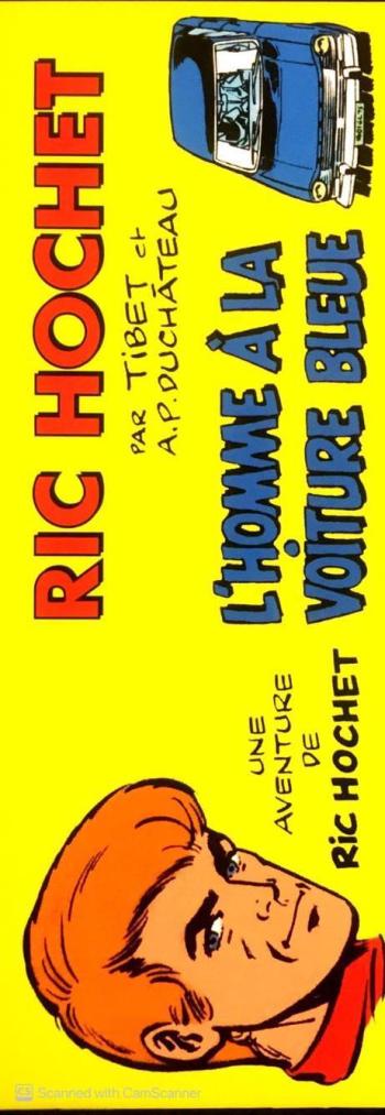 Couverture de l'album Ric Hochet - HS. L'homme à la voiture bleue