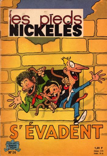 Couverture de l'album Les Pieds Nickelés (3e série - 1946-1988) - 26. Les Pieds Nickelé s'évadent