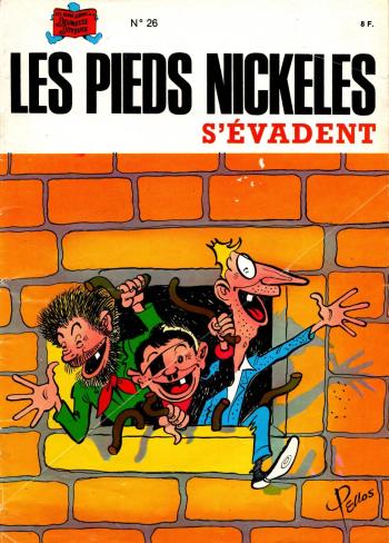Couverture de l'album Les Pieds Nickelés (3e série - 1946-1988) - 26. Les Pieds Nickelés s'évadent