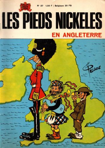 Couverture de l'album Les Pieds Nickelés (3e série - 1946-1988) - 27. Les Pieds Nickelés en Angleterre