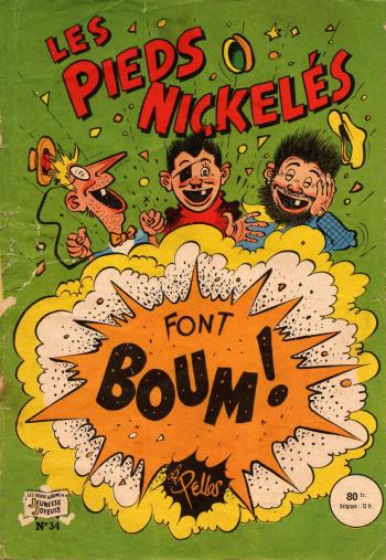 Couverture de l'album Les Pieds Nickelés (3e série - 1946-1988) - 34. Les Pieds Nickelés font boum