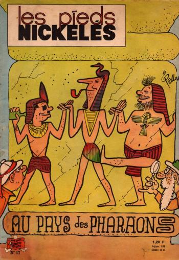 Couverture de l'album Les Pieds Nickelés (3e série - 1946-1988) - 47. Au pays des pharaons
