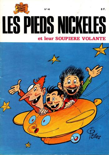 Couverture de l'album Les Pieds Nickelés (3e série - 1946-1988) - 48. Les Pieds Nickelés et leur soupière volante