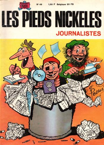 Couverture de l'album Les Pieds Nickelés (3e série - 1946-1988) - 49. Les Pieds Nickelées journalistes