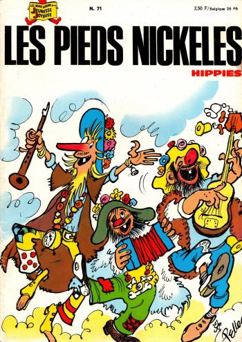 Couverture de l'album Les Pieds Nickelés (3e série - 1946-1988) - 71. Les Pieds Nickelés hippies