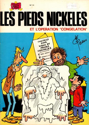 Couverture de l'album Les Pieds Nickelés (3e série - 1946-1988) - 74. Les Pieds Nickelés et l'opération congélation