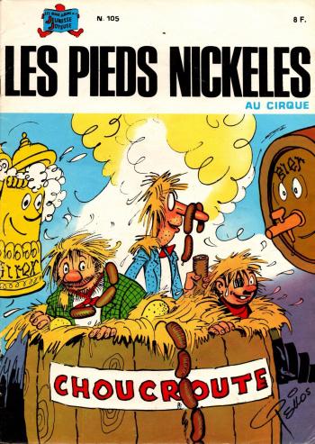 Couverture de l'album Les Pieds Nickelés (3e série - 1946-1988) - 105. Les Pieds Nickelés au cirque
