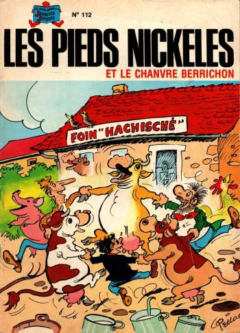 Couverture de l'album Les Pieds Nickelés (3e série - 1946-1988) - 112. Les Pieds Nickelés et le chanvre berrichon