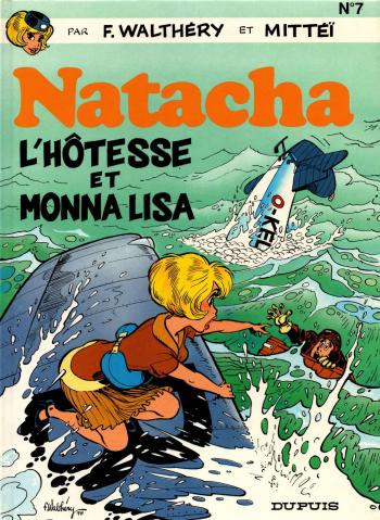 Couverture de l'album Natacha - 7. L’hôtesse et Monna Lisa