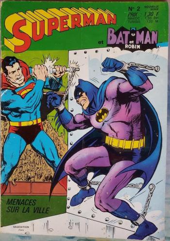 Couverture de l'album Superman et Batman et Robin - 2. Menaces sur la ville