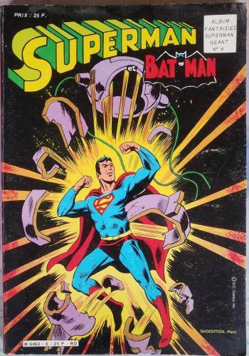 Couverture de l'album Album Fantaisies Superman géant - 6. Superman et Batman