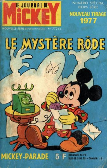 Couverture de l'album Mickey Parade (Supplément du journal de Mickey) - 4. Le Mystère Rôde