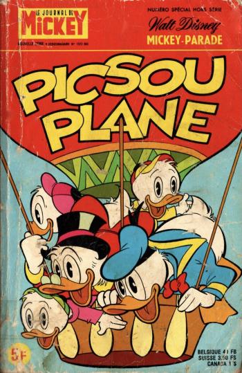 Couverture de l'album Mickey Parade (Supplément du journal de Mickey) - 59. Picsou Plane