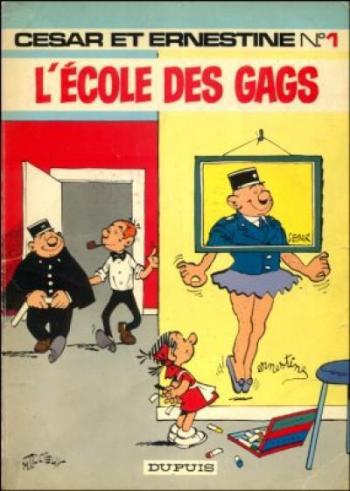 Couverture de l'album César et Ernestine - 1. L'École des gags