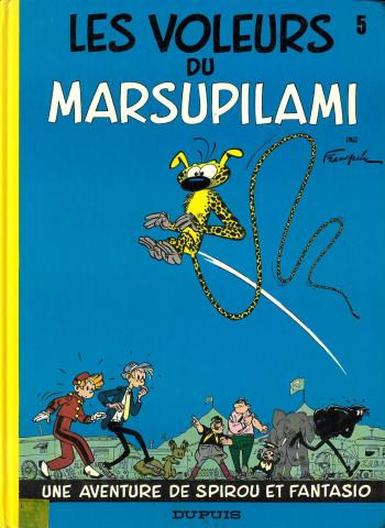 Couverture de l'album Spirou et Fantasio - 5. Les Voleurs du Marsupilami