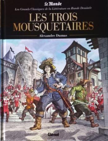 Couverture de l'album Les Grands Classiques de la littérature en BD (Le Monde) - 36. Les trois mousquetaires