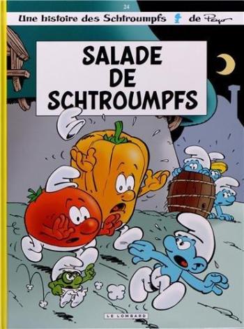 Couverture de l'album Les Schtroumpfs - 24. Salade de schtroumpfs