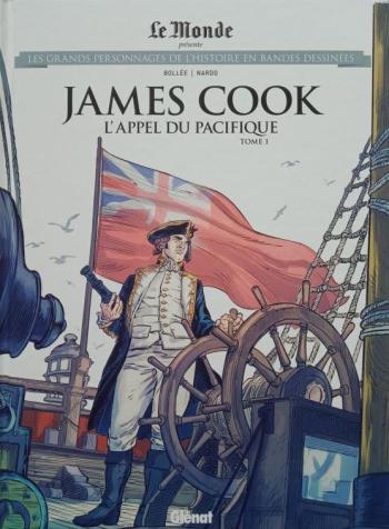 Couverture de l'album Les Grands Personnages de l'Histoire en BD - 84. James Cook - L'appel du Pacifique - Tome 1