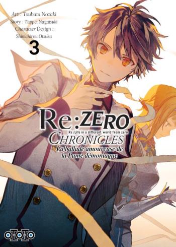 Couverture de l'album Re:Zero Chronicles - La ballade amoureuse de la lame démoniaque - 3. Tome 3