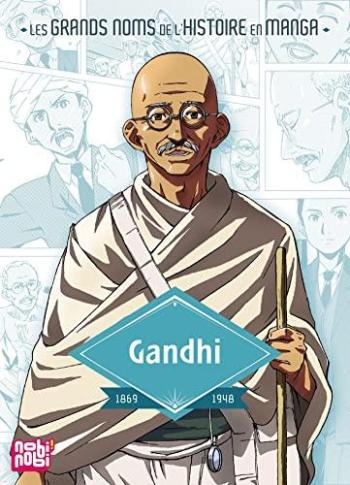 Couverture de l'album Les Grands Noms de l'Histoire en manga - 12. Gandhi