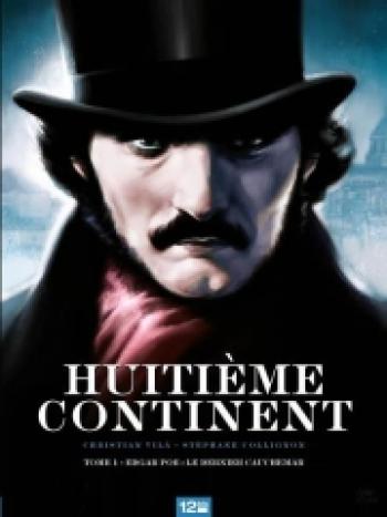 Couverture de l'album Huitième continent - 1. Edgar Poe : le dernier cauchemar