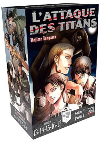 Couverture de l'album L'Attaque des Titans - COF. Coffret saison 3 - partie 1